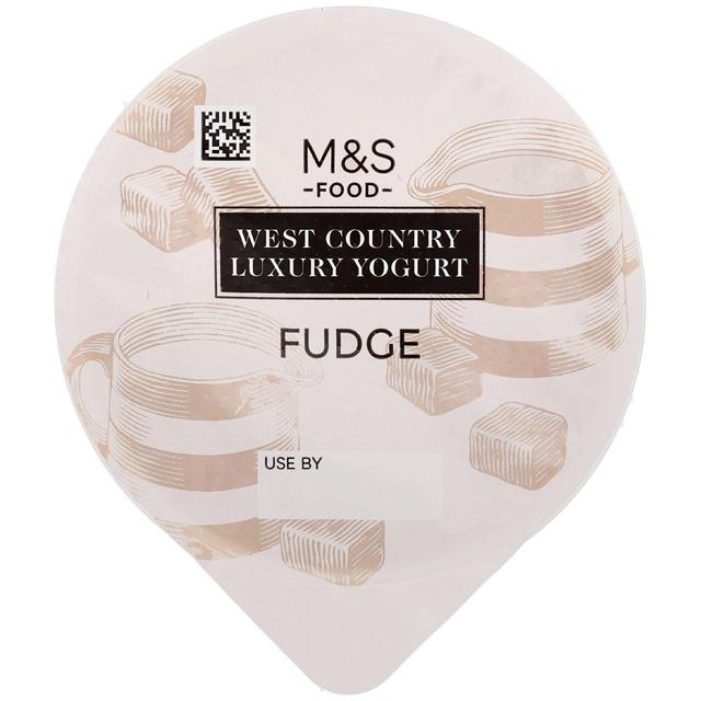 M&S West Country Luxury Fudge Yogurt