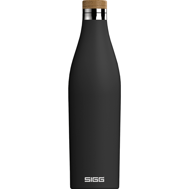 Meridian Water Bottle - Stainless Steel, Black / 0.7L
