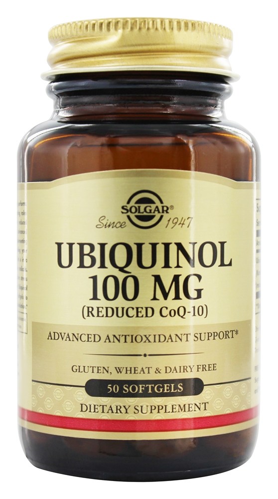 Solgar - Ubiquinol Reduced CoQ-10 100 mg. - 50 Softgels