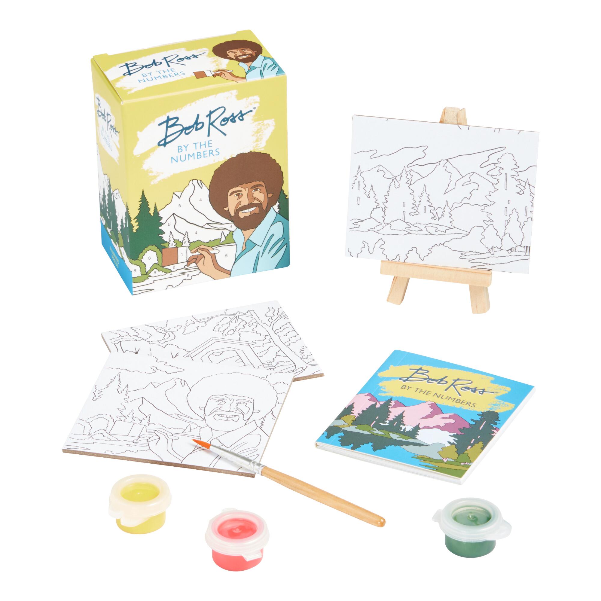 Bob Ross by the Numbers Mini Painting Set: Multi by World Market