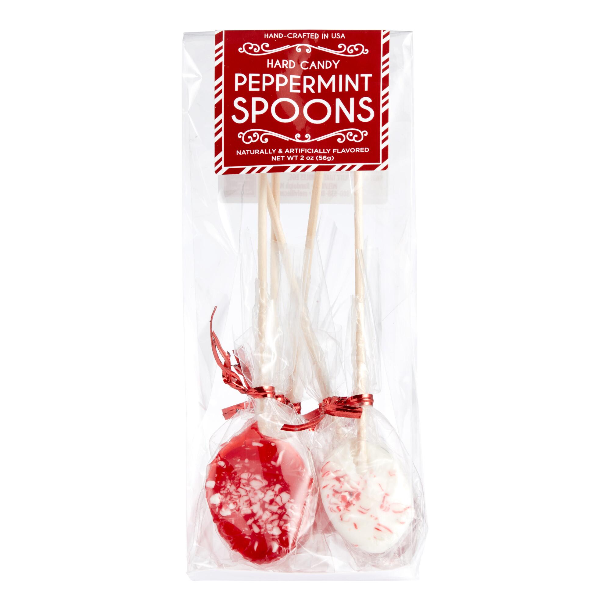 Hard Candy Peppermint Spoons 5 Pack by World Market