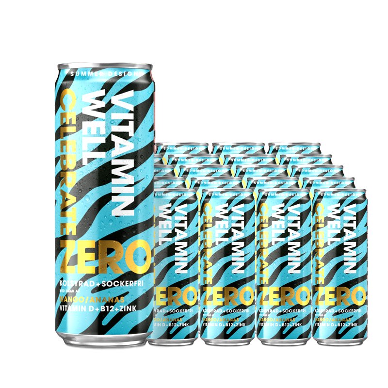 Vitamin Well Zero Celebrate 24-pack - 50% rabatt