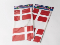 Flag papir på pind 14,5x19 cm - (10 stk.)
