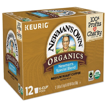 Newman's Own Organic Special Blend Medium Roast, All Sizes - 0.4 oz x 12 pack