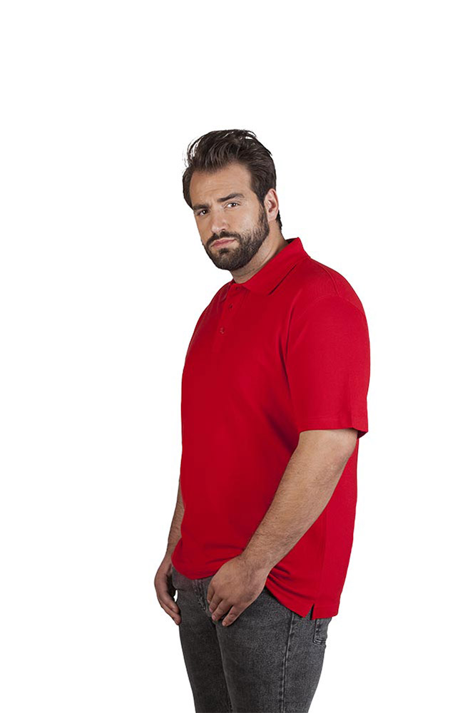 Superior Poloshirt Plus Size Herren, Rot, XXXL