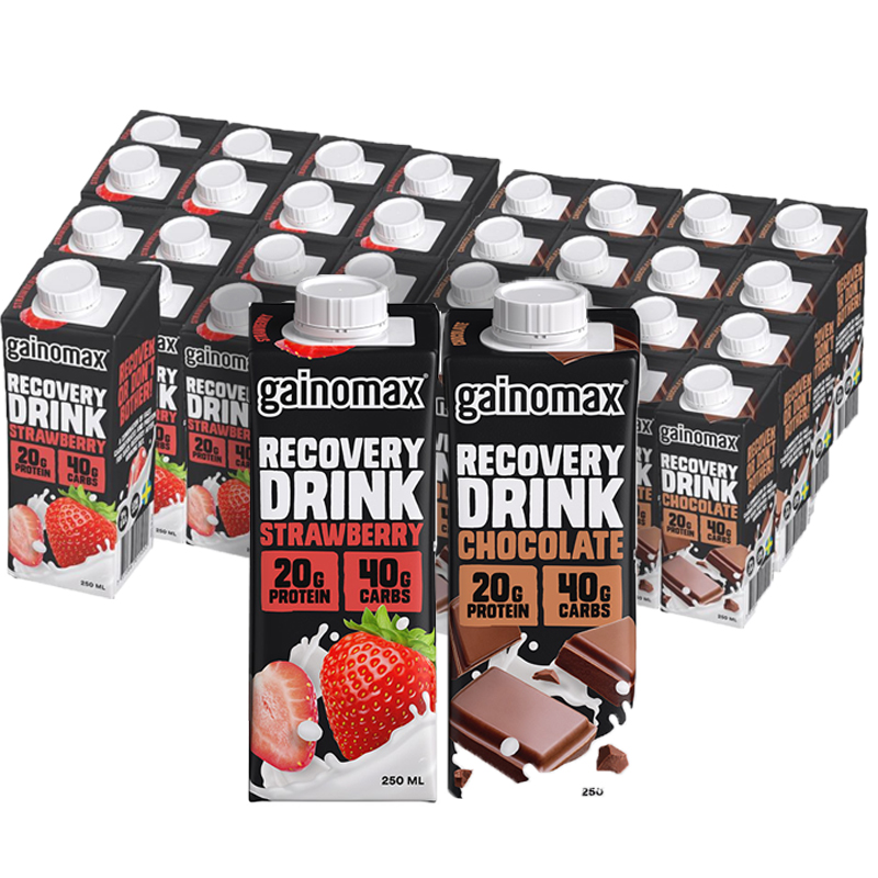 Proteindryck Choklad & Jordgubb 32-pack - 24% rabatt