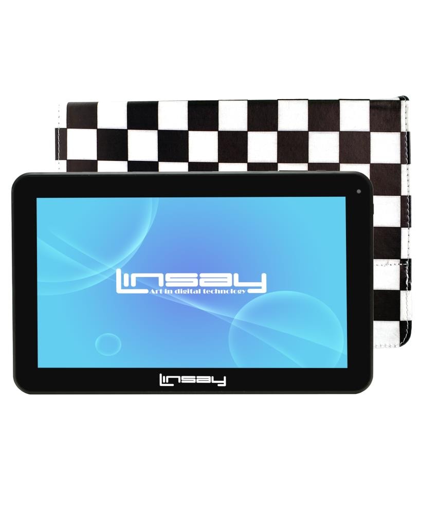 LINSAY 10.1-in Wi-Fi Only Android 10 Tablet with Accessories with Case Included | F10XHDCBWS
