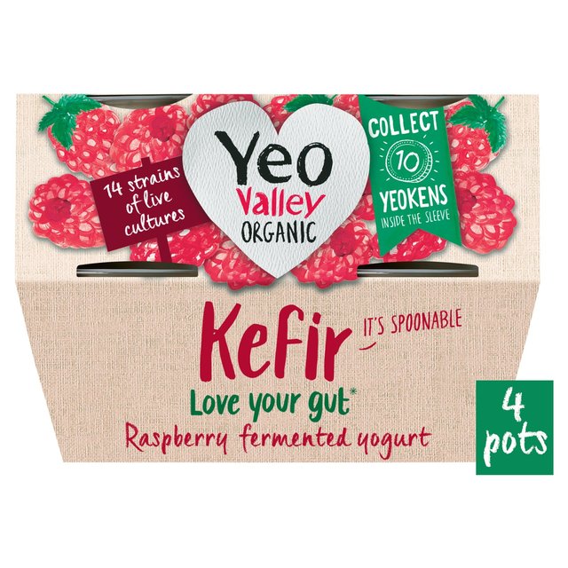 Yeo Valley Organic Raspberry Kefir Yogurt