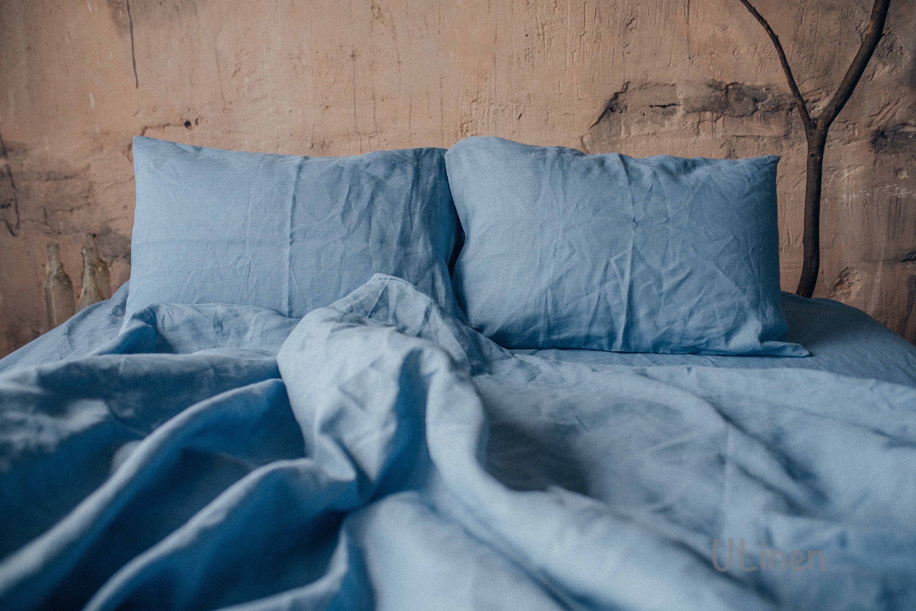 Linen Pillowcase | Brilliant Blue Color 1 Pillow Case Pillowcover