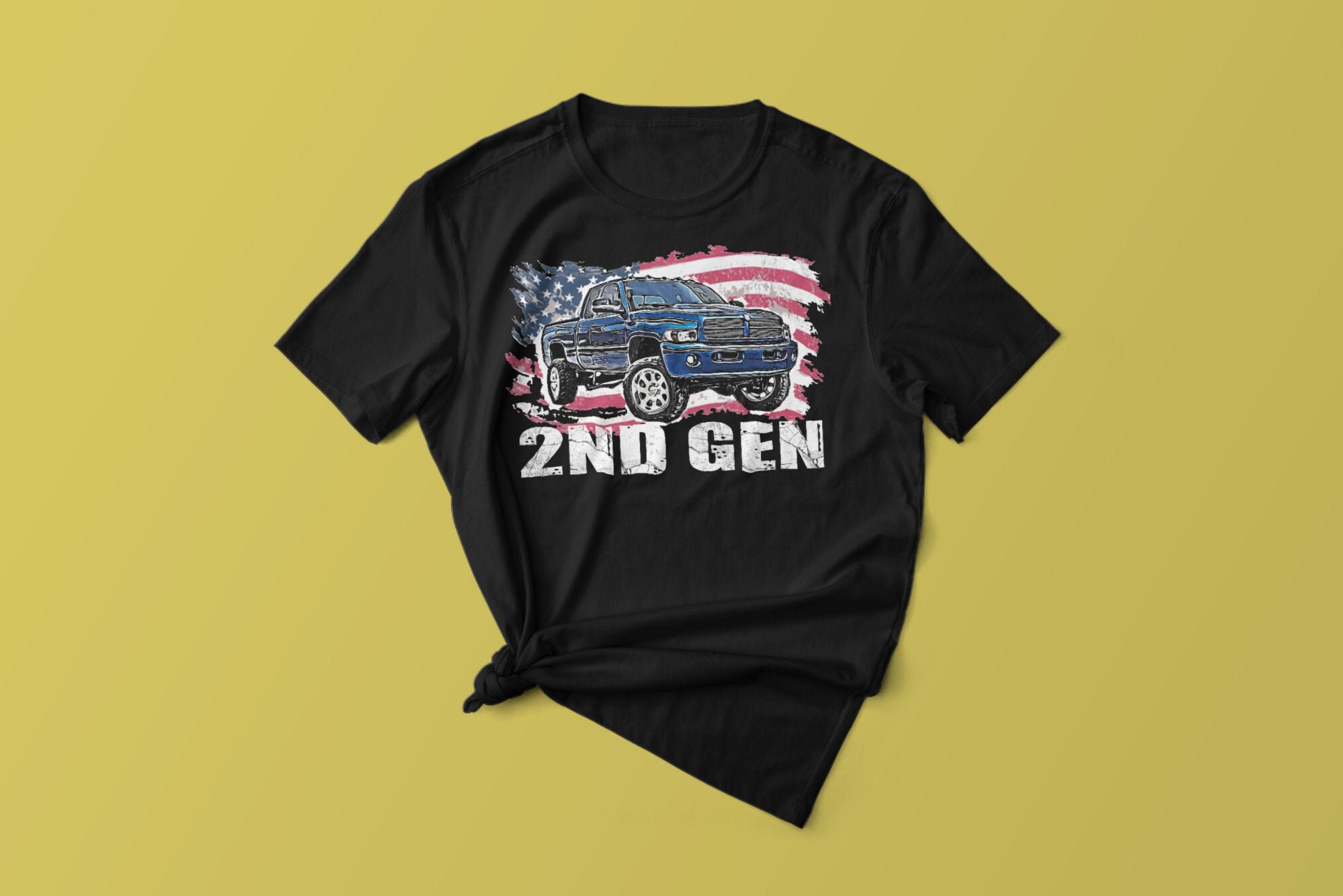Second Gen Cummins Dodge Ram Truck 2nd Generation Truck Classic American Gen Pickup Short-Sleeve Unisex T-Shirt
