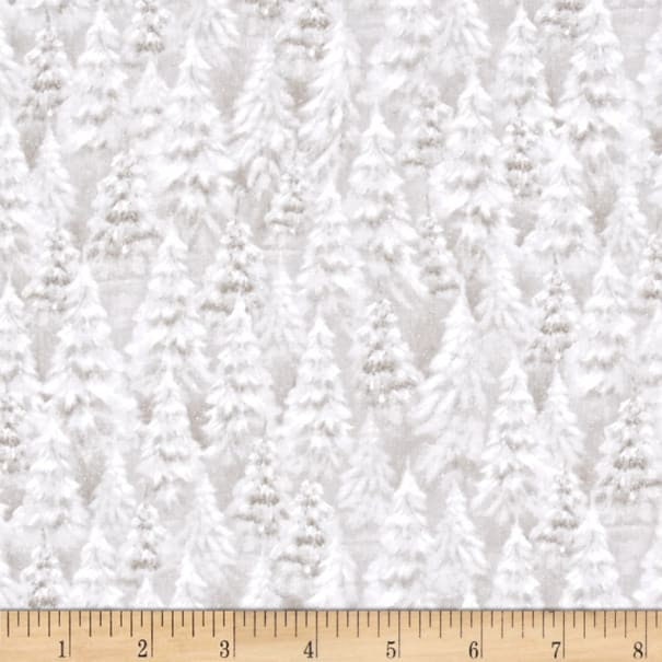 Woodland Wonders Tree Blender Light Khaki, Qt Fabrics- 100% Cotton - Fabric By The Yard