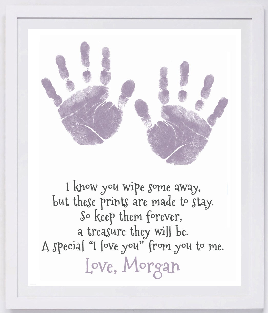 Prints Are Meant To Stay Handprint Wall Art 804 Pap