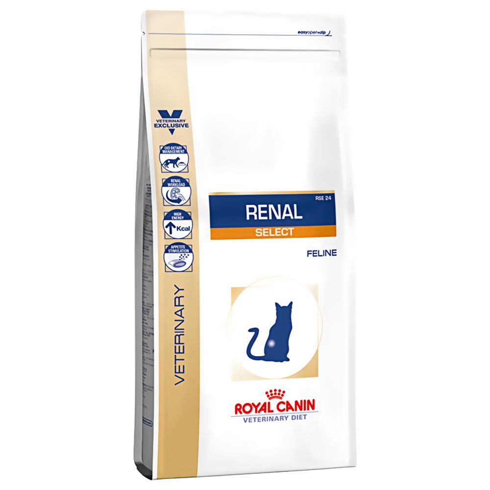 Royal Canin Veterinary Cat - Renal Select RSE 24 - Economy Pack: 2 x 4kg