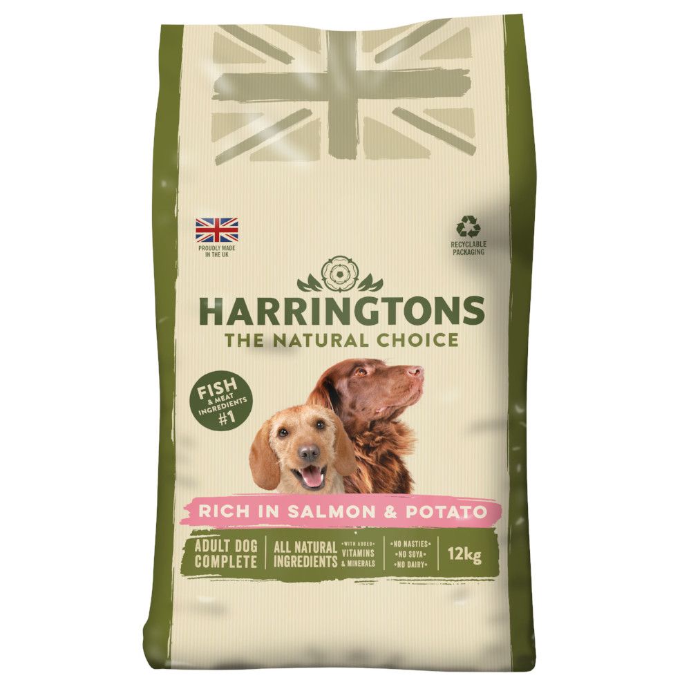 Harringtons Complete Adult Dog - Rich in Salmon & Potato - 12kg