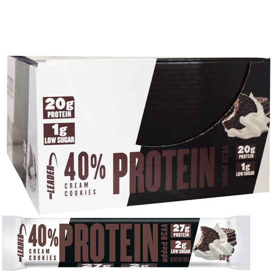 Laatikollinen Proteiinipatukoita "Cream Cookies" 24 x 50g - 74% alennus