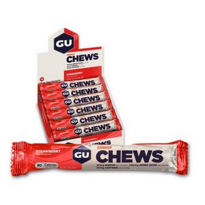 GU Energy chews Strawberry - 18 stk.