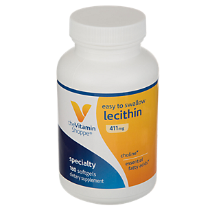 Lecithin - Supports Nerve Function, Brain & Liver Health - 411 MG (180 Softgels)
