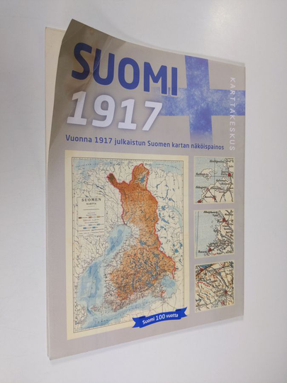 Osta Suomi 1917 : vuonna 1917 julkaistun Suomen kartan näklöispainos netistä