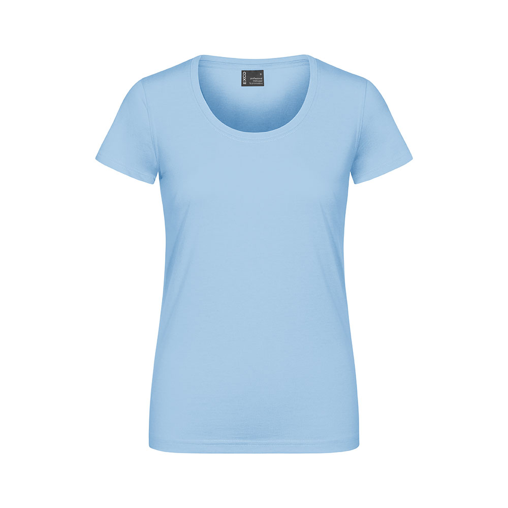 EXCD T-Shirt Plus Size Damen, Eisblau, XXXL