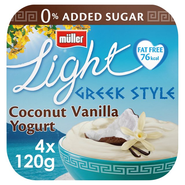 Muller Light Greek Style Coconut & Vanilla Yoghurt