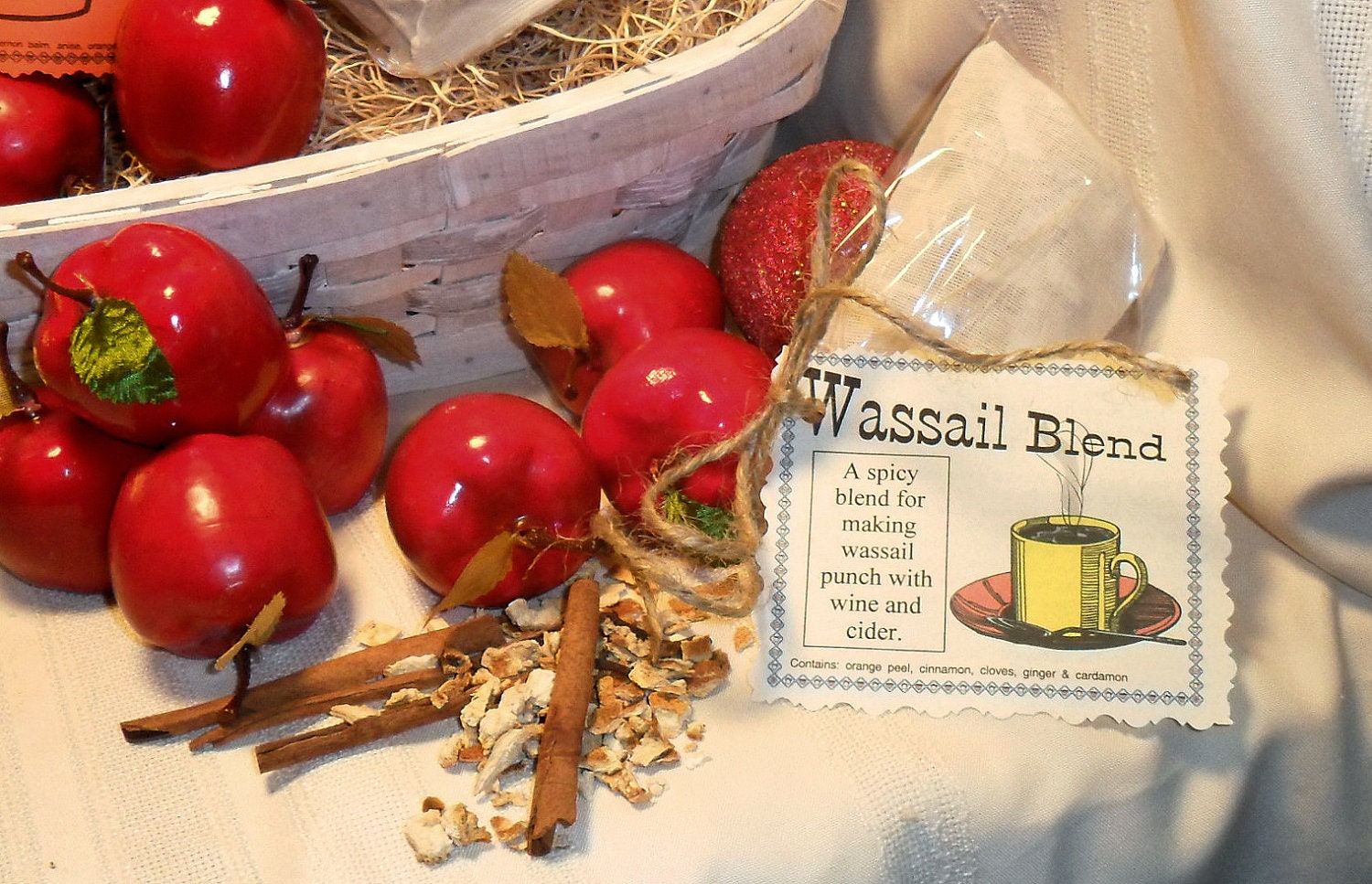 Wassail Spice & Herb Blend, Makes Cider Wine Special, Glogg