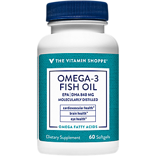 Omega 3 Fish Oil - EPA /DHA 840mg - Supports Cardiovascular, Brain & Eye Health - 1,200mg per Serving (60 Softgels)