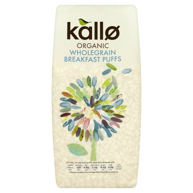 Kallo Organic Wholegrain Rice Puffs