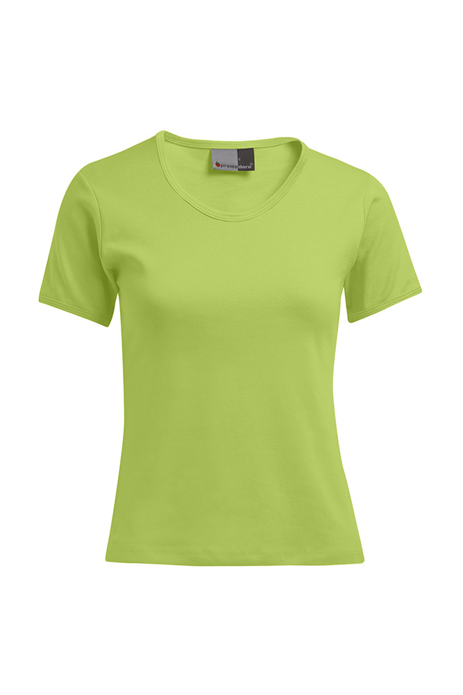 Interlock T-Shirt Plus Size Damen, Wilde Limette, XXL