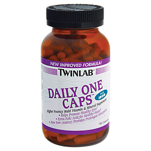 Daily One Caps with Iron - High Potency Multivitamin & Mineral (180 Capsules)