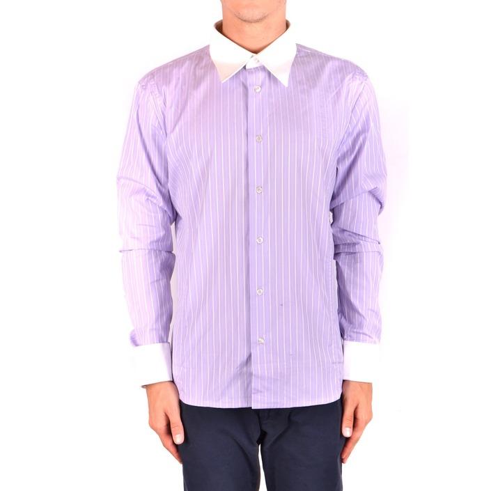 Bikkembergs Men's Shirt Purple 164192 - purple 43