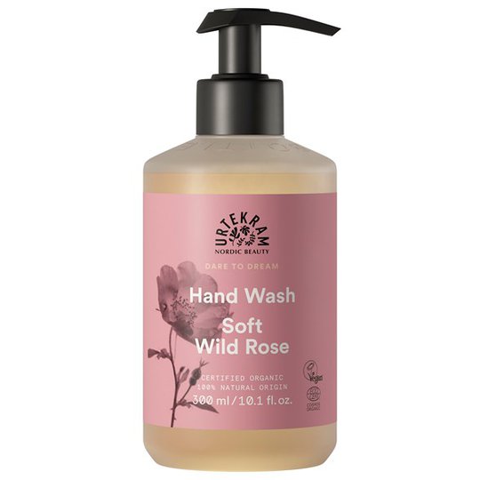 Urtekram Nordic Beauty Dare to Dream Hand Wash - Soft Wild Rose, 300 ml