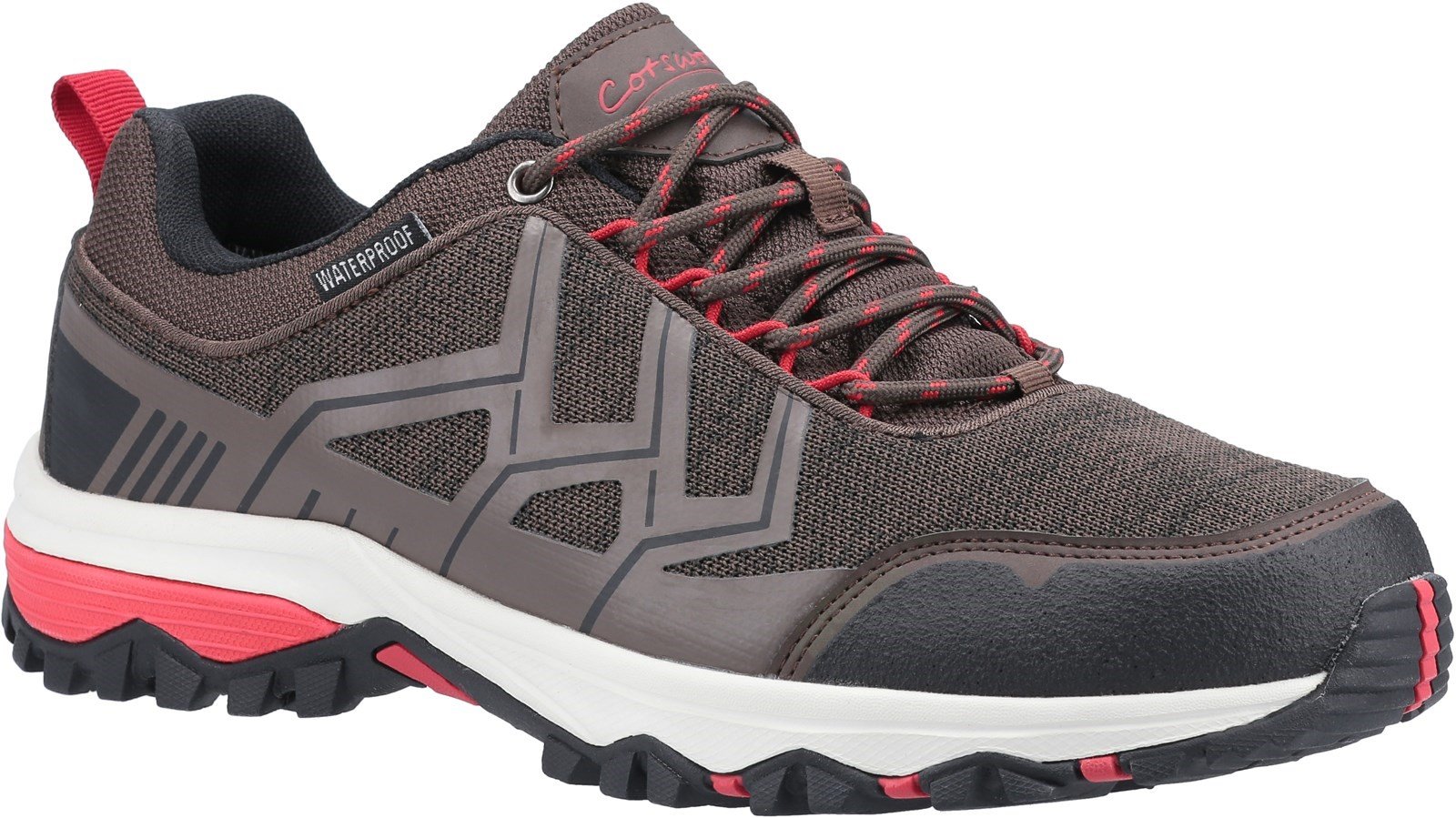 Cotswold Men's Wychwood Low WP Walking Trainer Brown 31335 - Brown 7