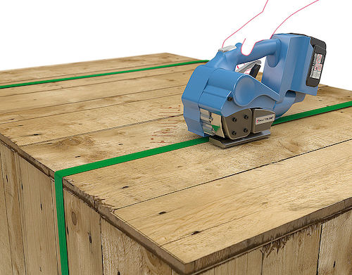 PET-band 19x1,0mm 1000m grön