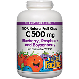 C 500mg Natural Fruit Chews -