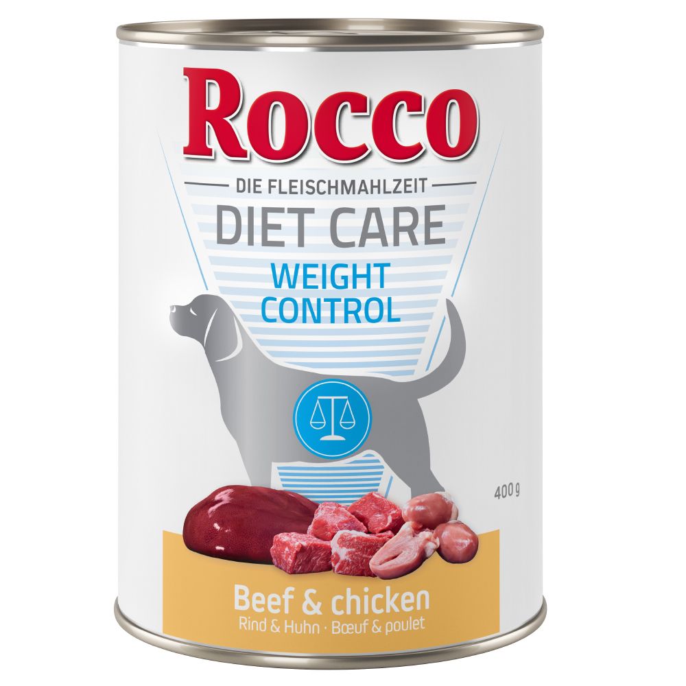 Rocco Diet Care Weight Control - Beef & Chicken - Mega Saver Pack: 24 x 400g