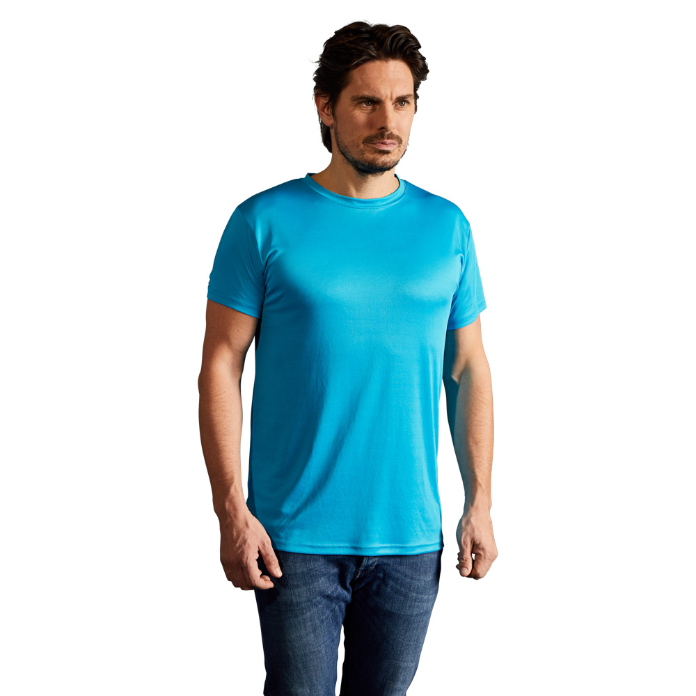 UV-Performance T-Shirt Herren, Neonblau, XXL