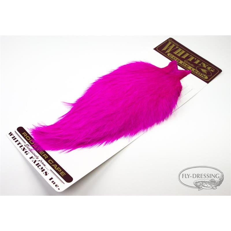 Whiting Coq De Leon Rooster Cape WD Pink
