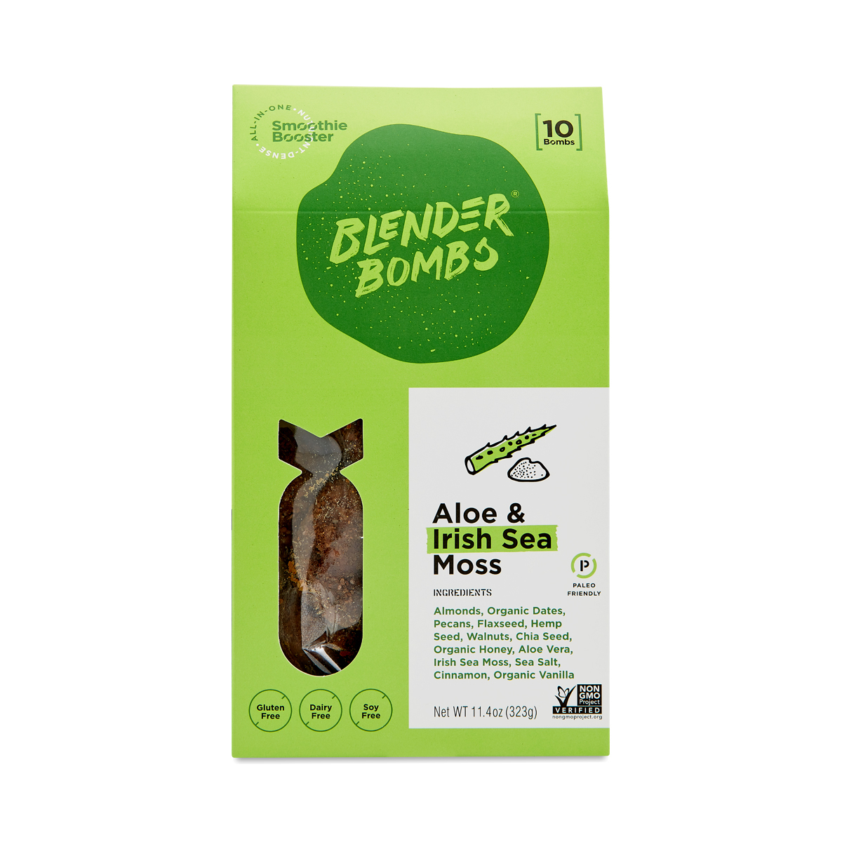 Blender Bombs Blender Bomb, Aloe & Irish Sea Moss 10 bombs (31g each)