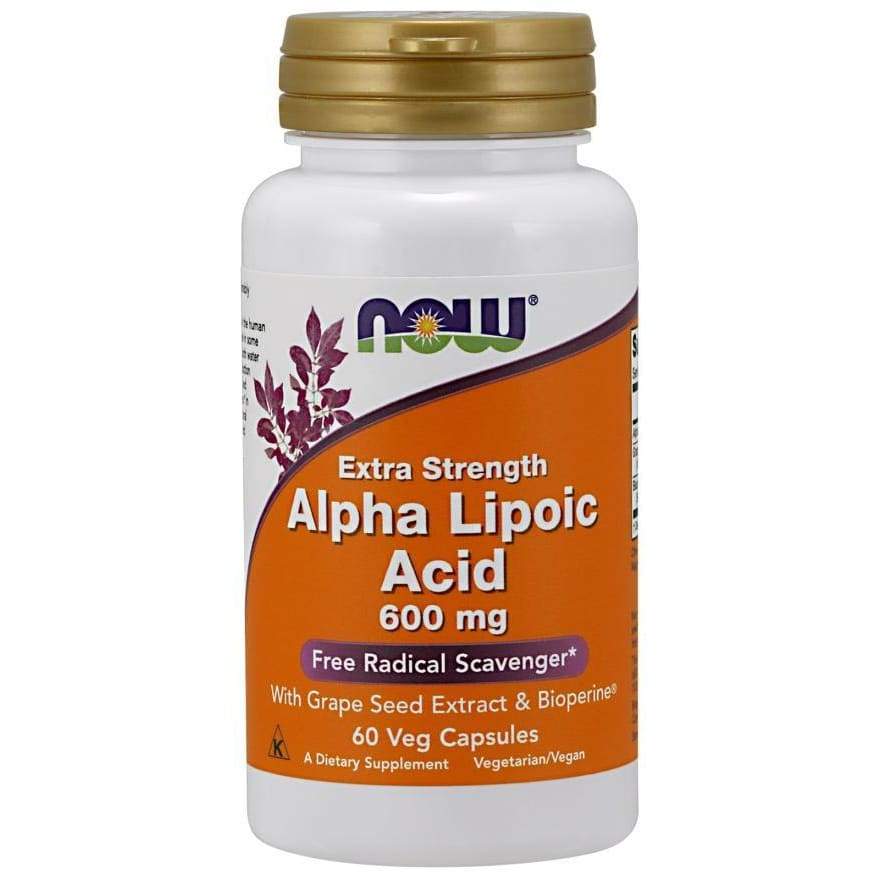 Alpha Lipoic Acid with Grape Seed Extract & Bioperine, 600mg - 60 vcaps