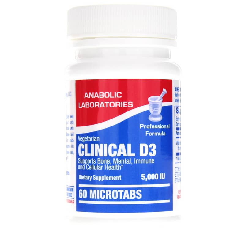 Anabolic Laboratories Clinical D3 5000 IU 60 Tablets