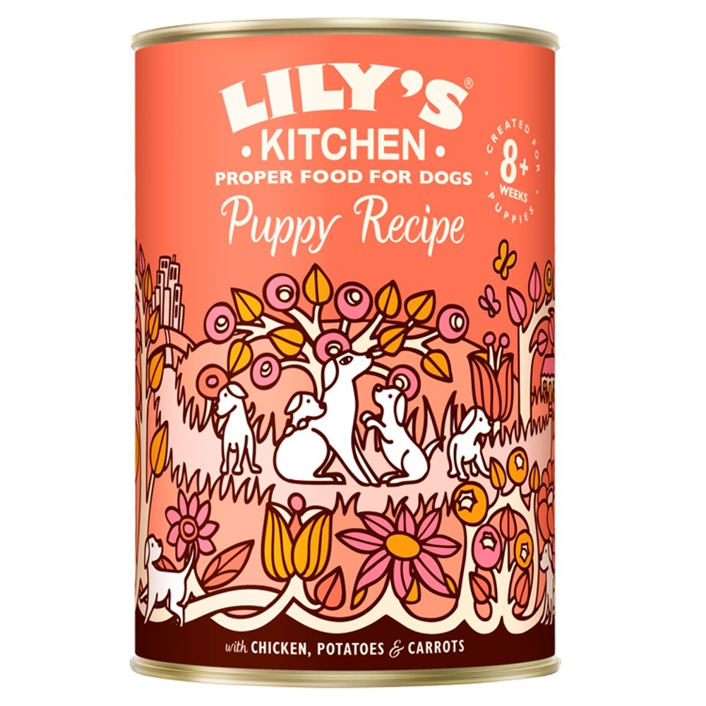 Lily's Kitchen Puppy Recipe with Chicken, Potatoes & Carrots - 6 x 400g