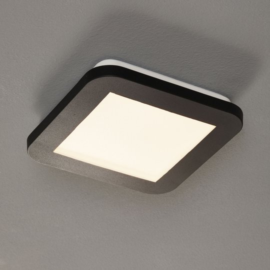 LED-kattovalaisin Camillus, neliö, 17 cm