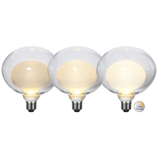LED-lamppu Space E27 3,5W G150, opaali, 3-step dim