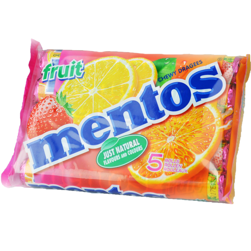 Mentos 5-Pack Frukt - 40% rabatt
