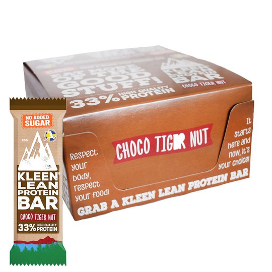 Laatikollinen Proteiinipatukoita Choco Tiger Nut 12kpl - 55% alennus