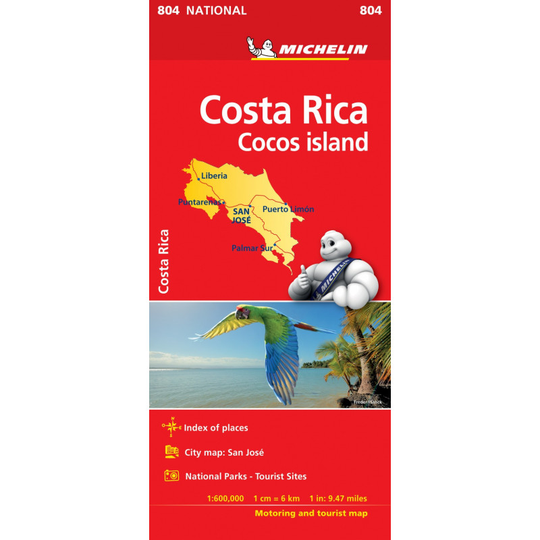 Osta Michelin Costa Rica Kookossaaret Kartta netistä 