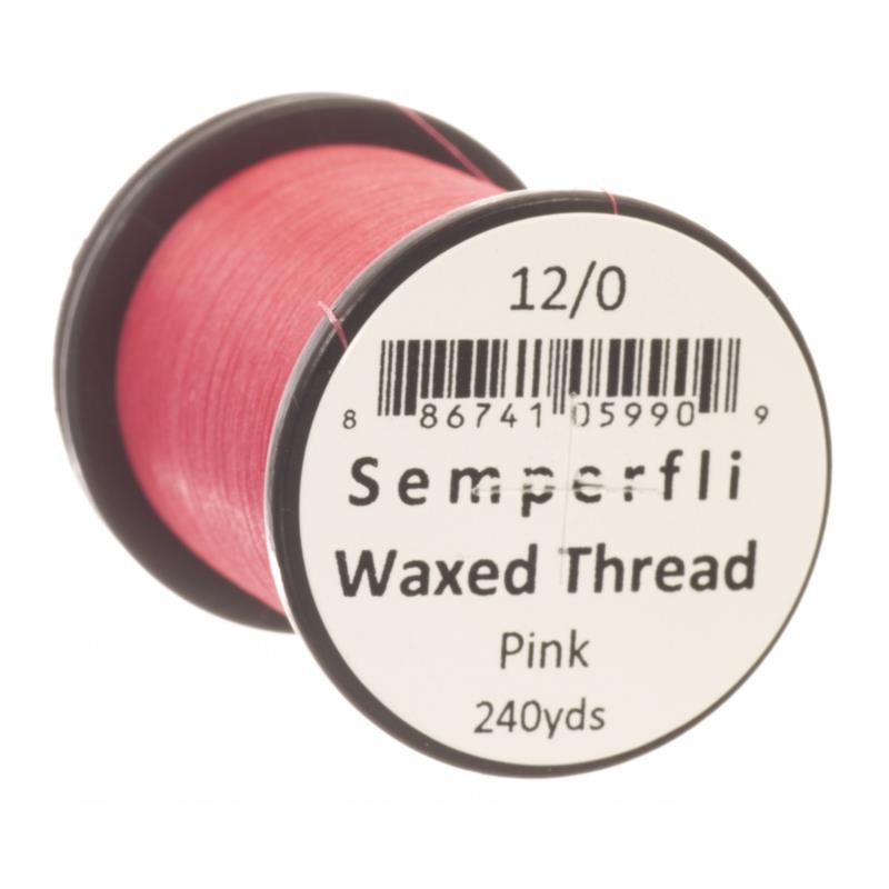 Semperfli Classic Waxed Thread Pink 12/0