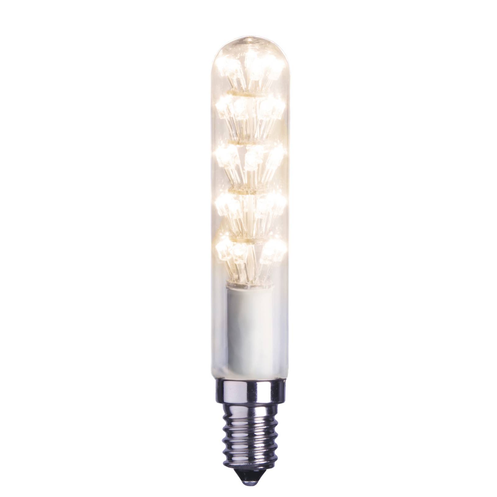 E14 1,5W LED-putkilamppu kirkas, lämmin valkoinen