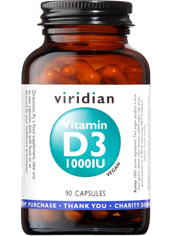 Viridian Vitamin D3 1000iu