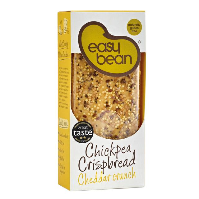 Easy Bean Chickpea Crispbread Cheddar Crunch